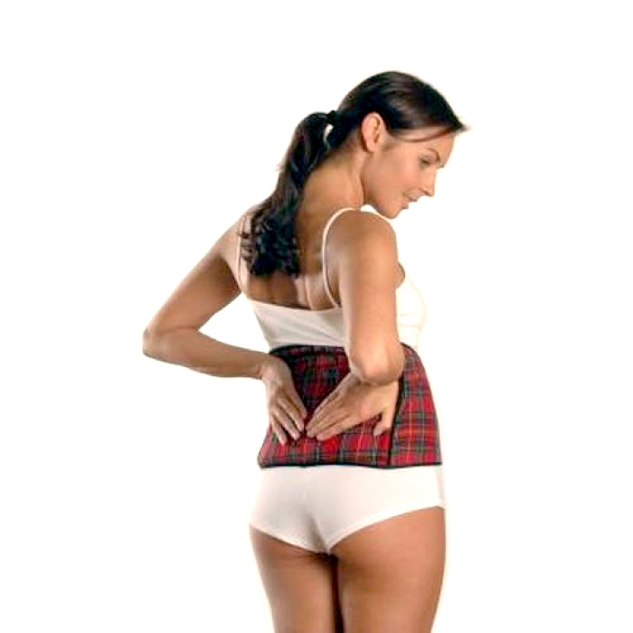 Hotties Red Tartan Back Wrap